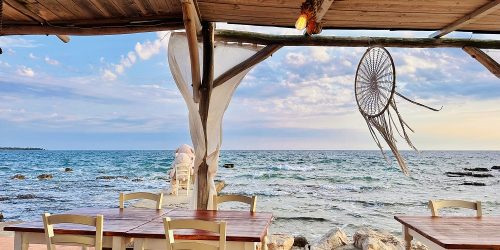 Sunset views at La Capannina Restaurant